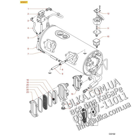 Эспрессо-кофемашина Parts / Brugnetti / Заварочная группа нового типа