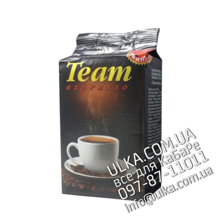 Молотый кофе Віденська кава Team espresso 250 гр
