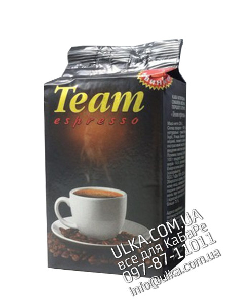 Молотый кофе Віденська кава Team espresso 250 гр Віденська кава