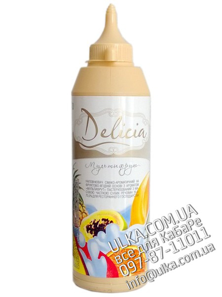Топпинг Delicia Мультифрукт 600 гр Delicia