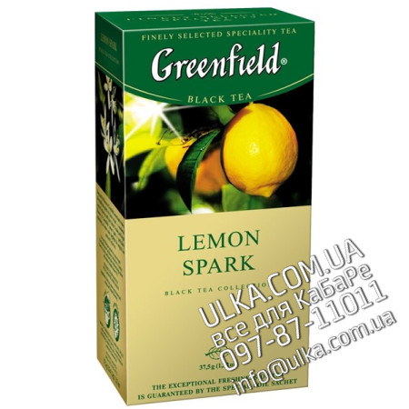 Чай Greenfield Lemon Spark, 25 пакет.