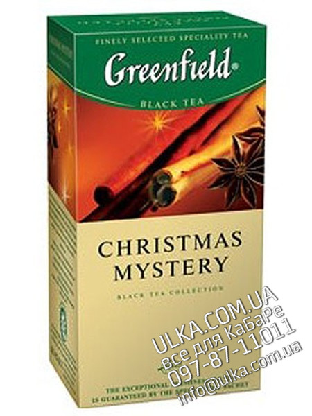 Чай Greenfield Кристмас Мистери корица, 25 пакет. Greenfield