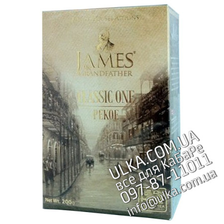 Чай зелёный листовой James Grandfather "Пекое", 200 гр. карт.