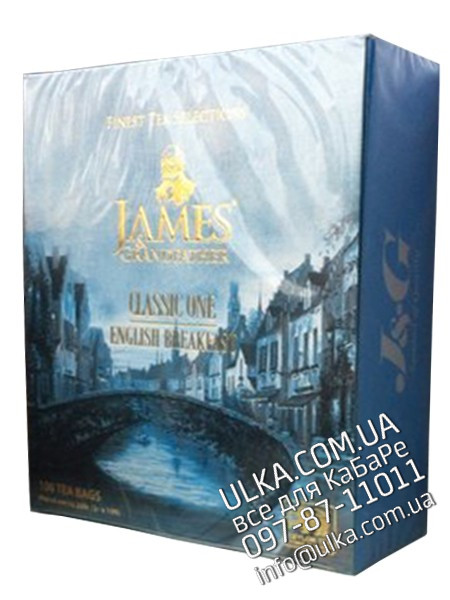 Чай черный в пакетиках James Grandfather Английский завтрак, 100 пак. James & Grandfather