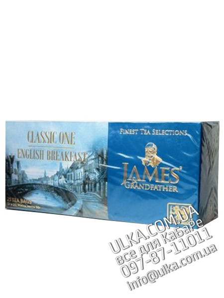 Чай черный в пакетиках James Grandfather Английский завтрак, 25 пак. James & Grandfather