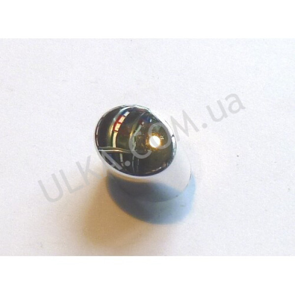 DRUCKKNOPF SILBER OVAL ! PD(3)