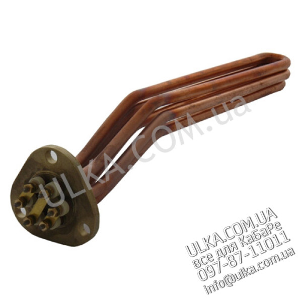 HEIZKOERPER GR/2/3 4000W 220/380V (Dreieck LA 52mm, 300mm, 6AL) ! PD(3)