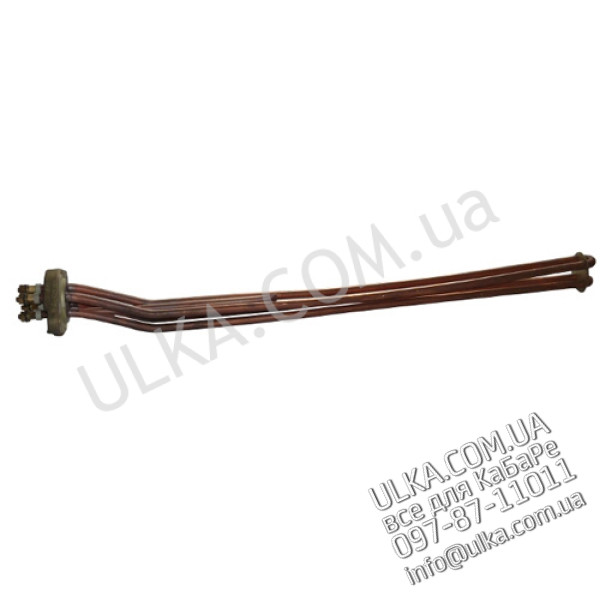 HEIZKOERPER GR/3/4 6500W 220V (Oval LA73mm, 510mm, 4AL und Sonde d=7mm) ! PD(3)