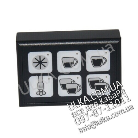 DRUCKKNOPFTAFEL GICAR 9.9.09.28G 6 TASTEN (THE) ! PD(3)