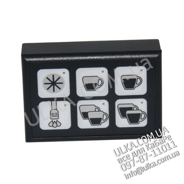 DRUCKKNOPFTAFEL GICAR 9.9.09.28G 6 TASTEN (THE) ! PD(3)