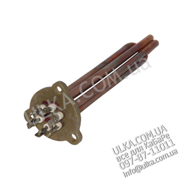HEIZKOERPER GAGGIA TE/TD 2500W 220/380V (Dreieck LA 52mm, d=9mm, 230mm, 6AL) ! PD(3)