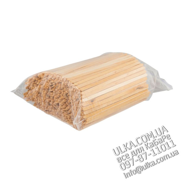Мешалки деревянные (нешлифованные) 140/5.5/1 мм. 800 шт.