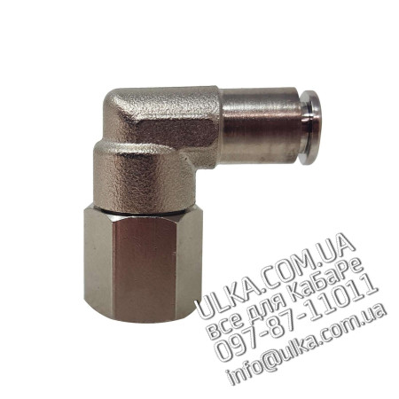 Угловой фитинг быстрого соединения - G 1/8ВР - Ø4мм