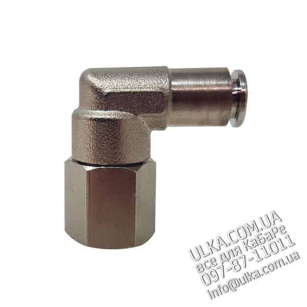 Угловой фитинг быстрого соединения - G 1/8ВР - Ø4мм