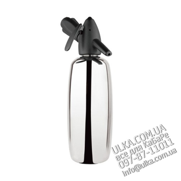Сифон Liss полированный для газировки, 1 л.