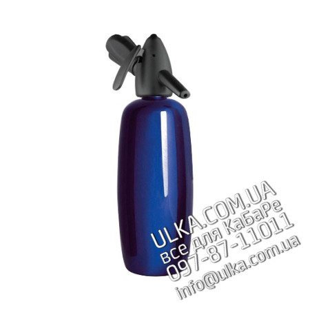 Сифон Liss синий для газировки, 1 л.