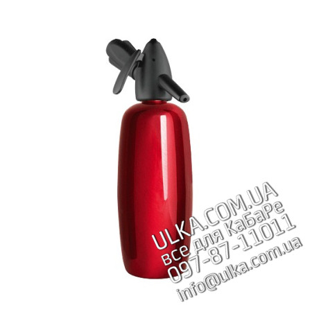 Сифон Liss красный для газировки, 1 л.