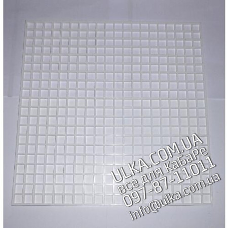 GRILL PLASTIK WEISS 31x31cm ! PD(3)