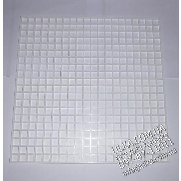 GRILL PLASTIK WEISS 31x31cm ! PD(3)