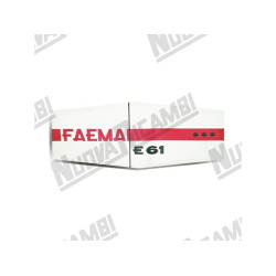 Стеклянная наклейка 1 группа для FAEMA E61