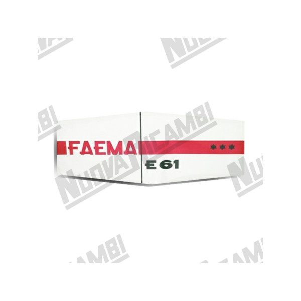 AUFKLEBER E61 GR/1 ! PD(3)