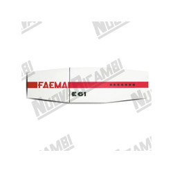 Стеклянная наклейка 2 группы для FAEMA E61