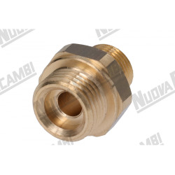 Задний фитинг 3/8НР-1/2НР для крана воды/пара - для SACOME CONTI