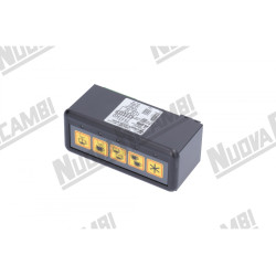 Сенсорная панель с платой дозирования "GICAR" 1d5e BFC DIADEMA V220, 5 кнопок - 5 LED (9.5.28.40G00)
