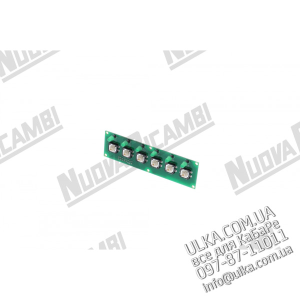DRUCKKNOPFTAFEL DED-MI 6 LED GR N ! PD(3)