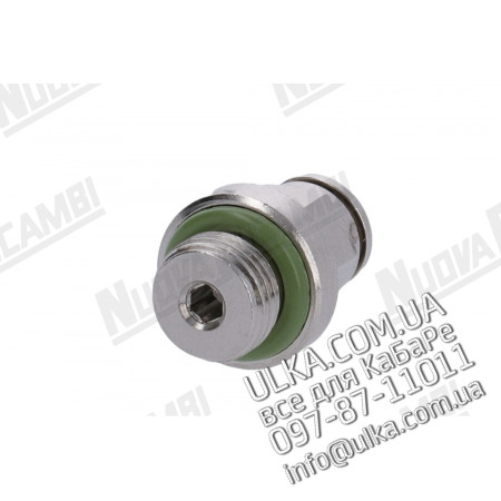 FITTING STRAIGHT ELBOW CONNECTOR 1/8M ?4 Nuova Ricambi