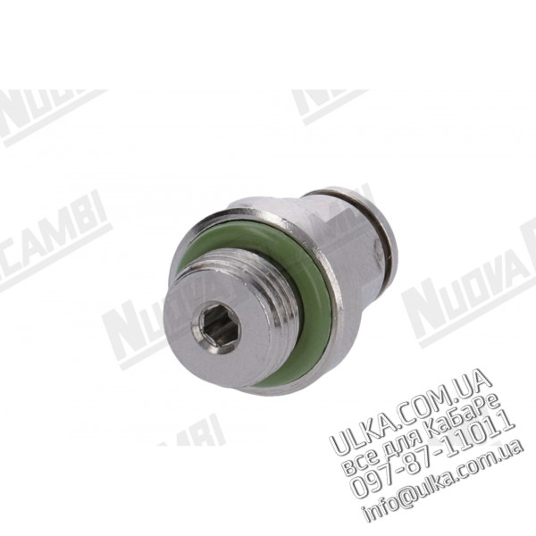 FITTING STRAIGHT ELBOW CONNECTOR 1/8M ?4 Nuova Ricambi