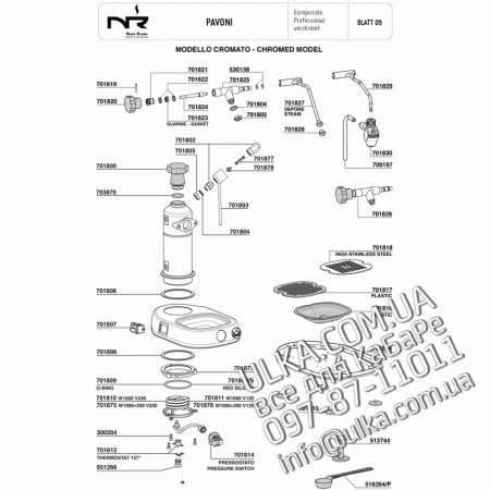 PAVONI спецификация  9