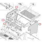 Комплект панелей на Rancilio Epoca 2Gr Серый