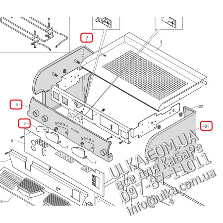 Комплект панелей на Rancilio Epoca 2Gr Серый