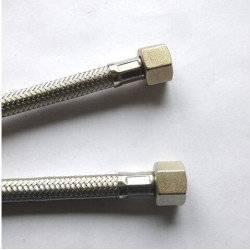 STAINLESS STEEL HOSE 3/8F-3/8F cm.120